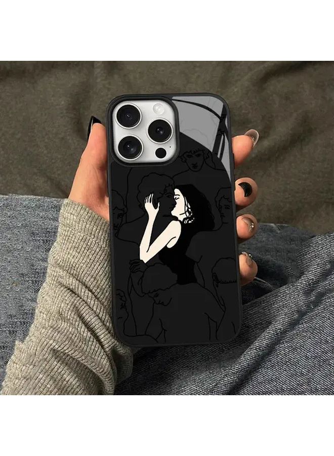 Kiss Girl iPhone 13 Pro Case Black Protective Cover - Image 3